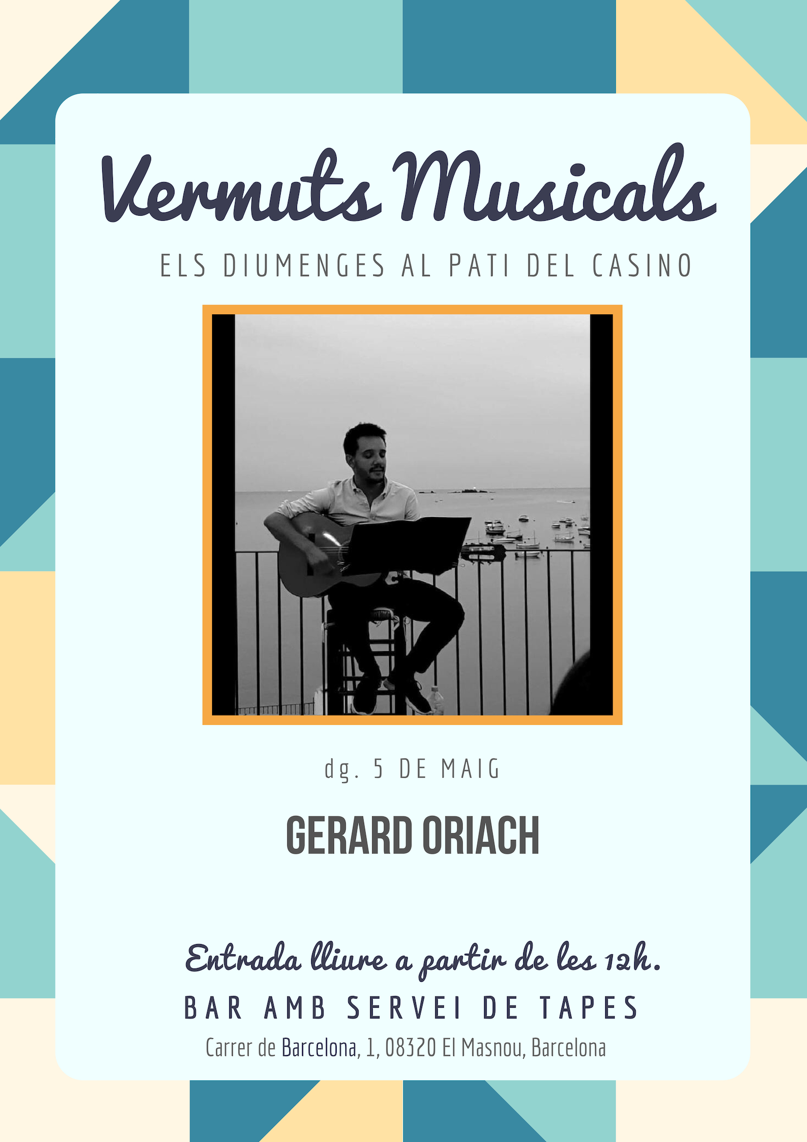 Vermuts musicals amb Gerard Oriach