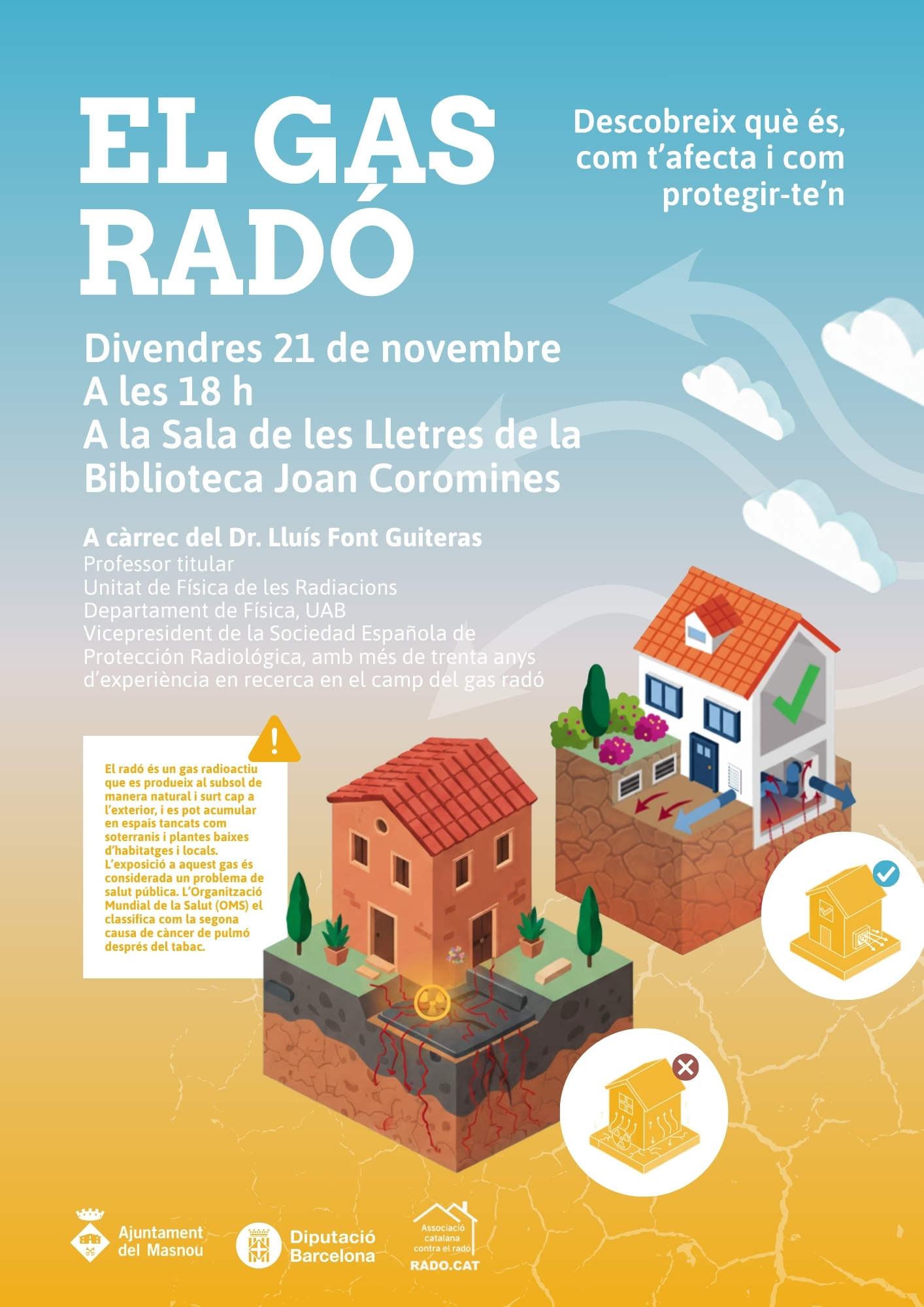 EL GAS RAD?   Descobreix què és, com t??afecta i com protegir-te??n