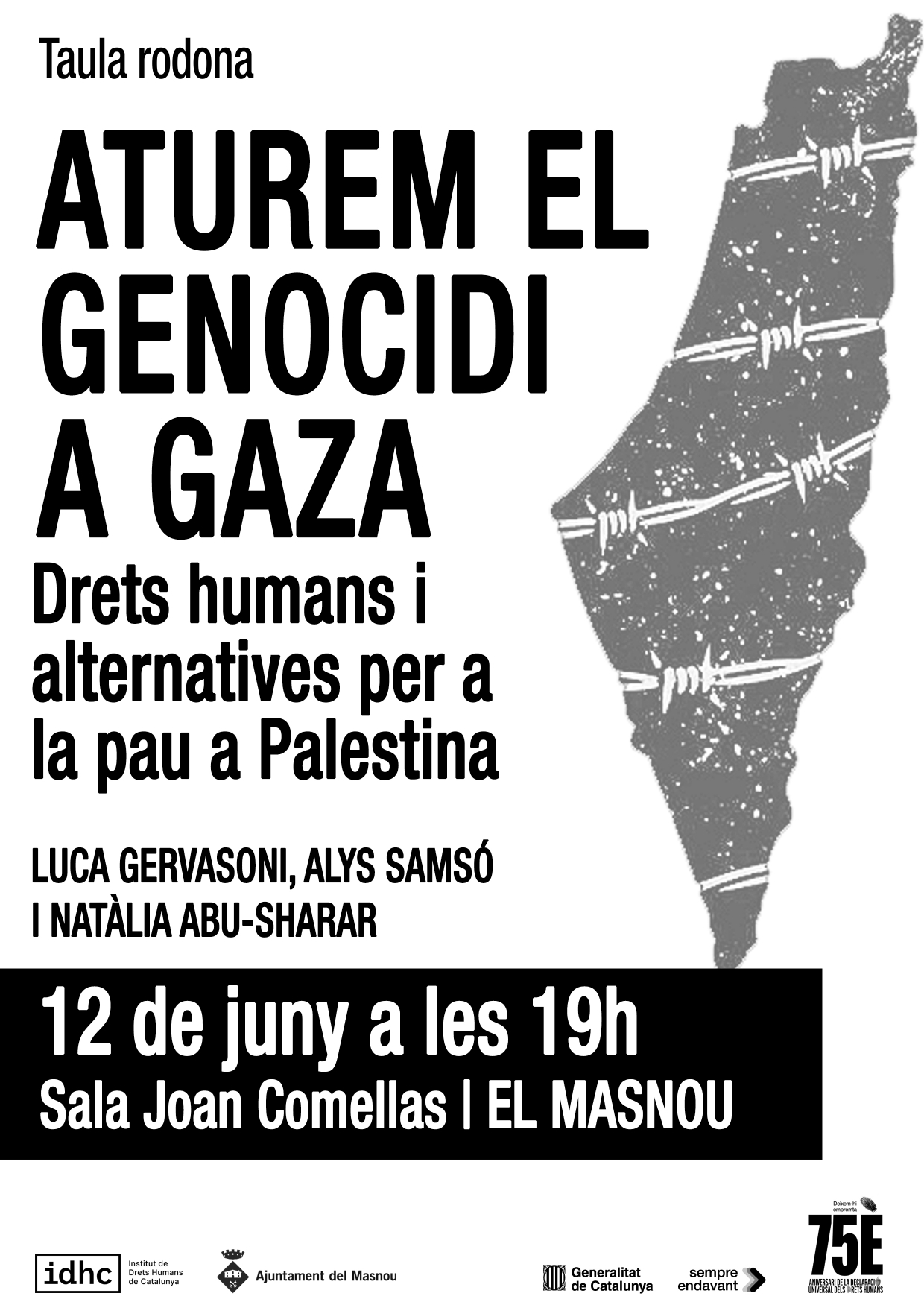 Drets humans i alternatives per a la pau a Palestina