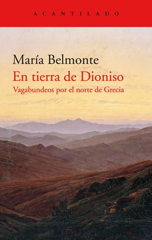 Presentaci&oacute; de 'En tierra de Dionisio', de Mar&iacute;a Belmonte