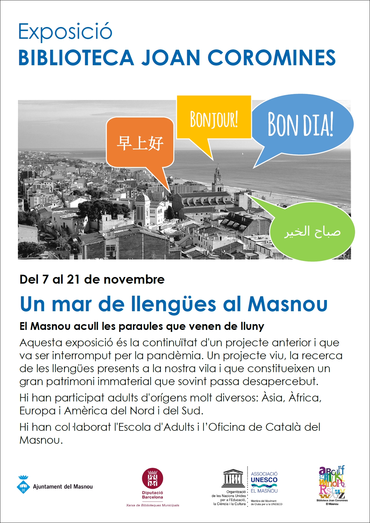 Exposició 'Un mar de llengües al Masnou'