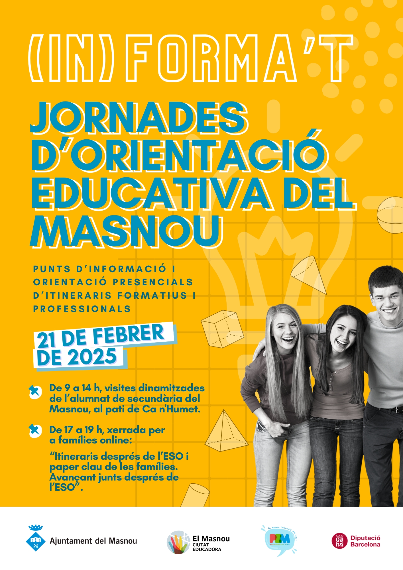 cartell jornades d'orientació educativa Informa't