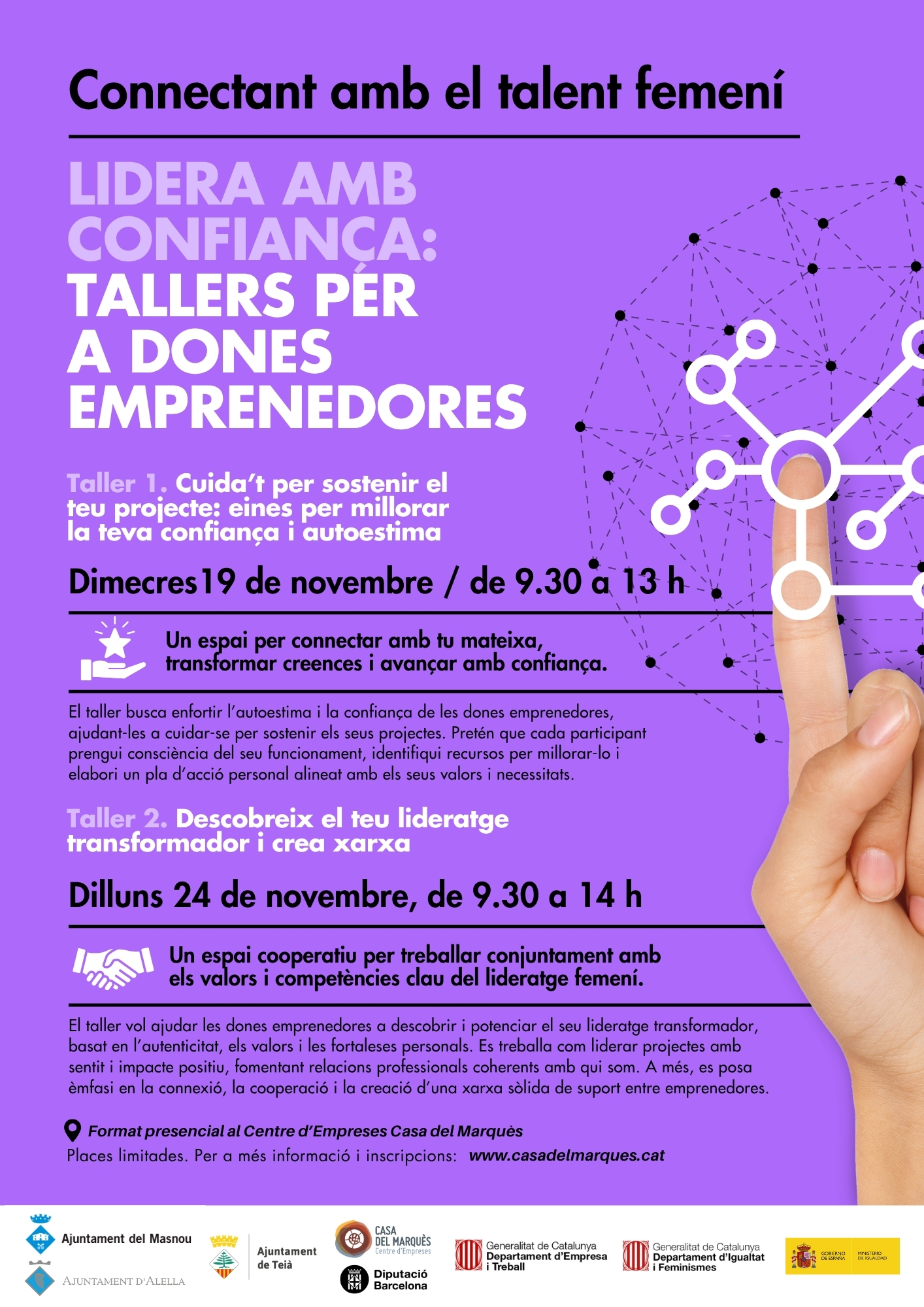 LIDERA AMB CONFIANÇA: TALLERS PER A DONES EMPRENEDORES