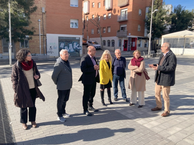 Visita al Masnou de Pilar Díaz, delegada del govern de la Generalitat a Barcelona.