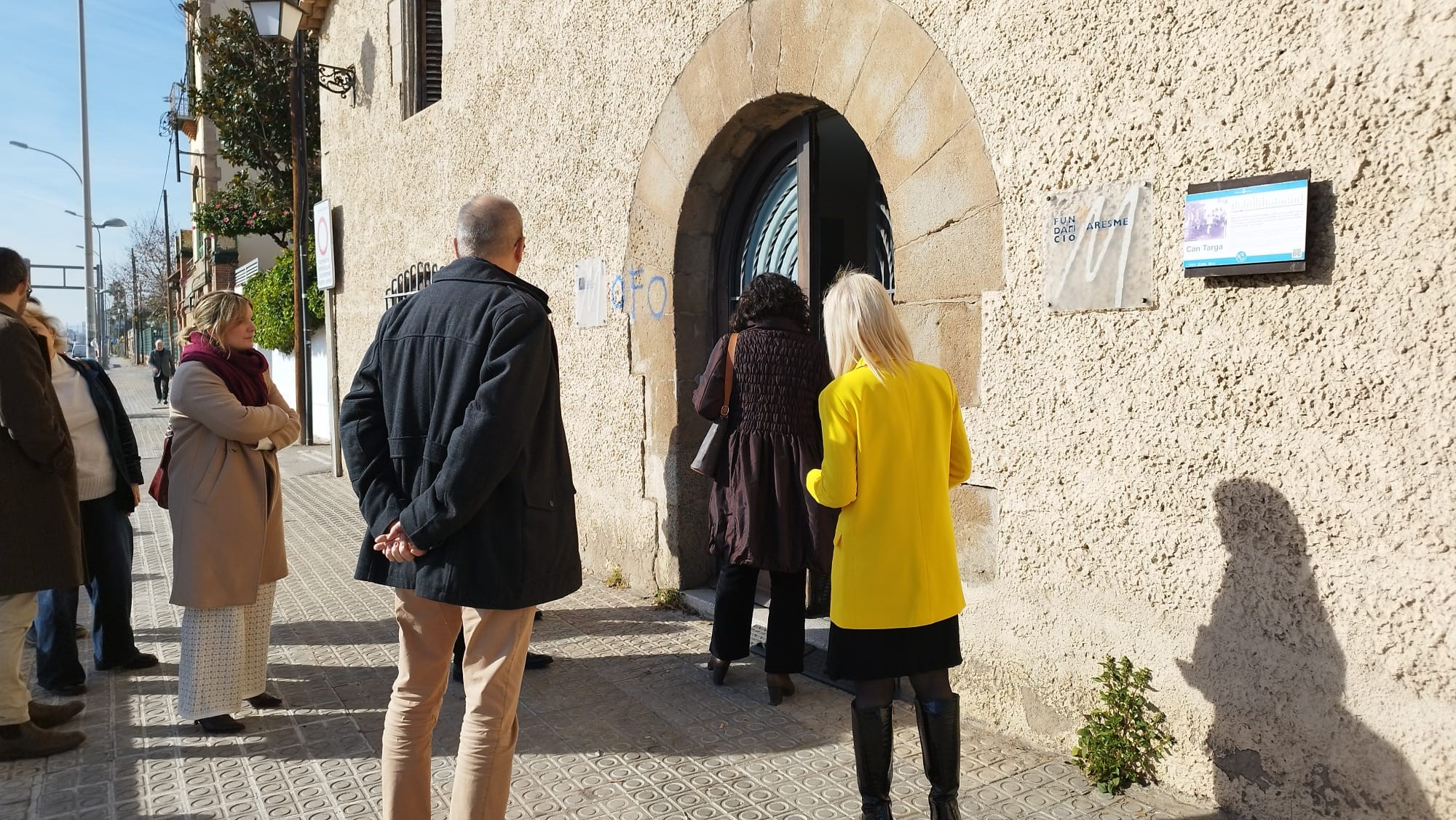 Visita al Masnou de Pilar Díaz, delegada del govern de la Generalitat a Barcelona.