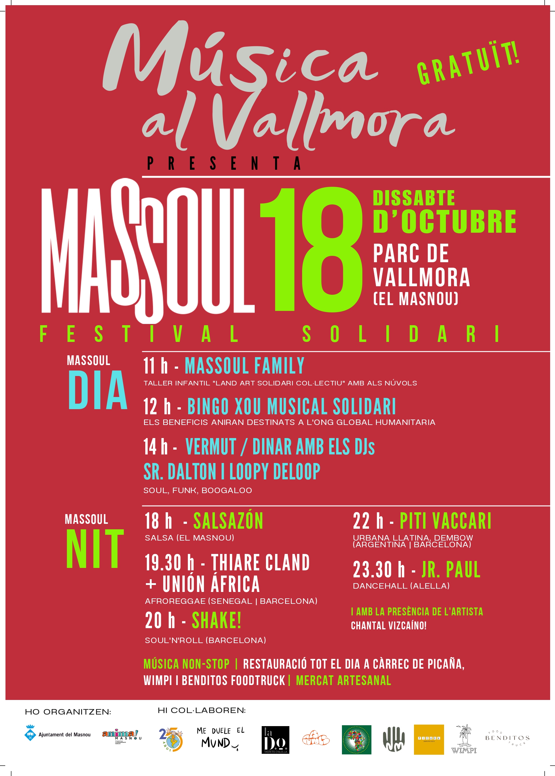 Música al Vallmora presenta el II festival solidari MasSouL