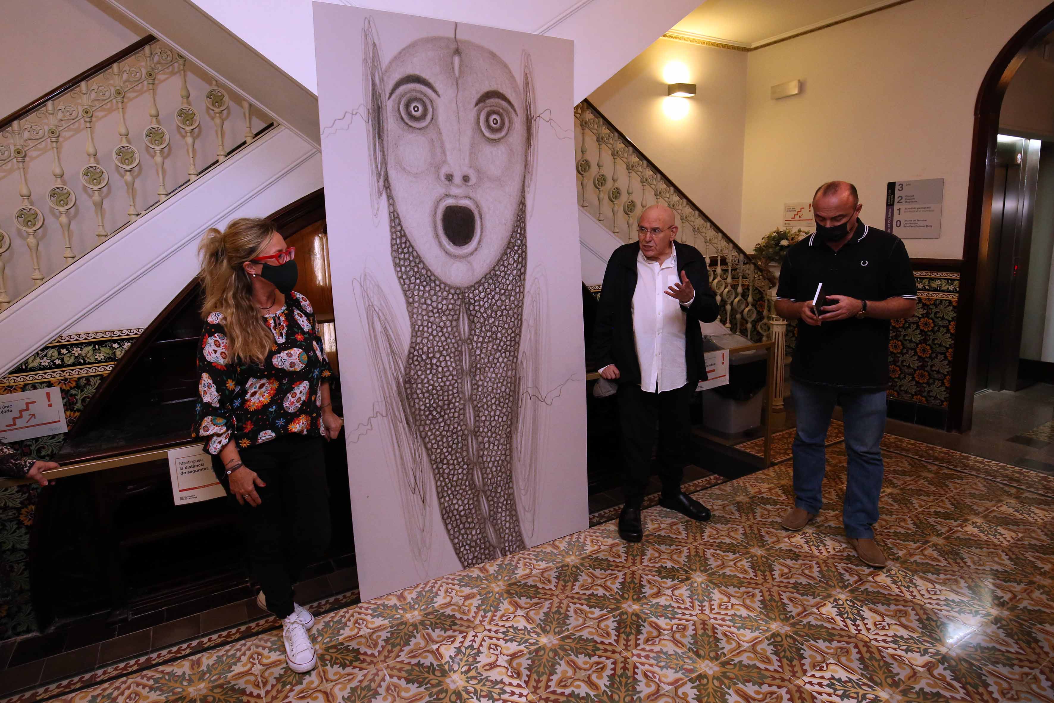 El reconegut artista Evru/Zush acudeix al Masnou per presentar l'exposició 'Tornar a ser'