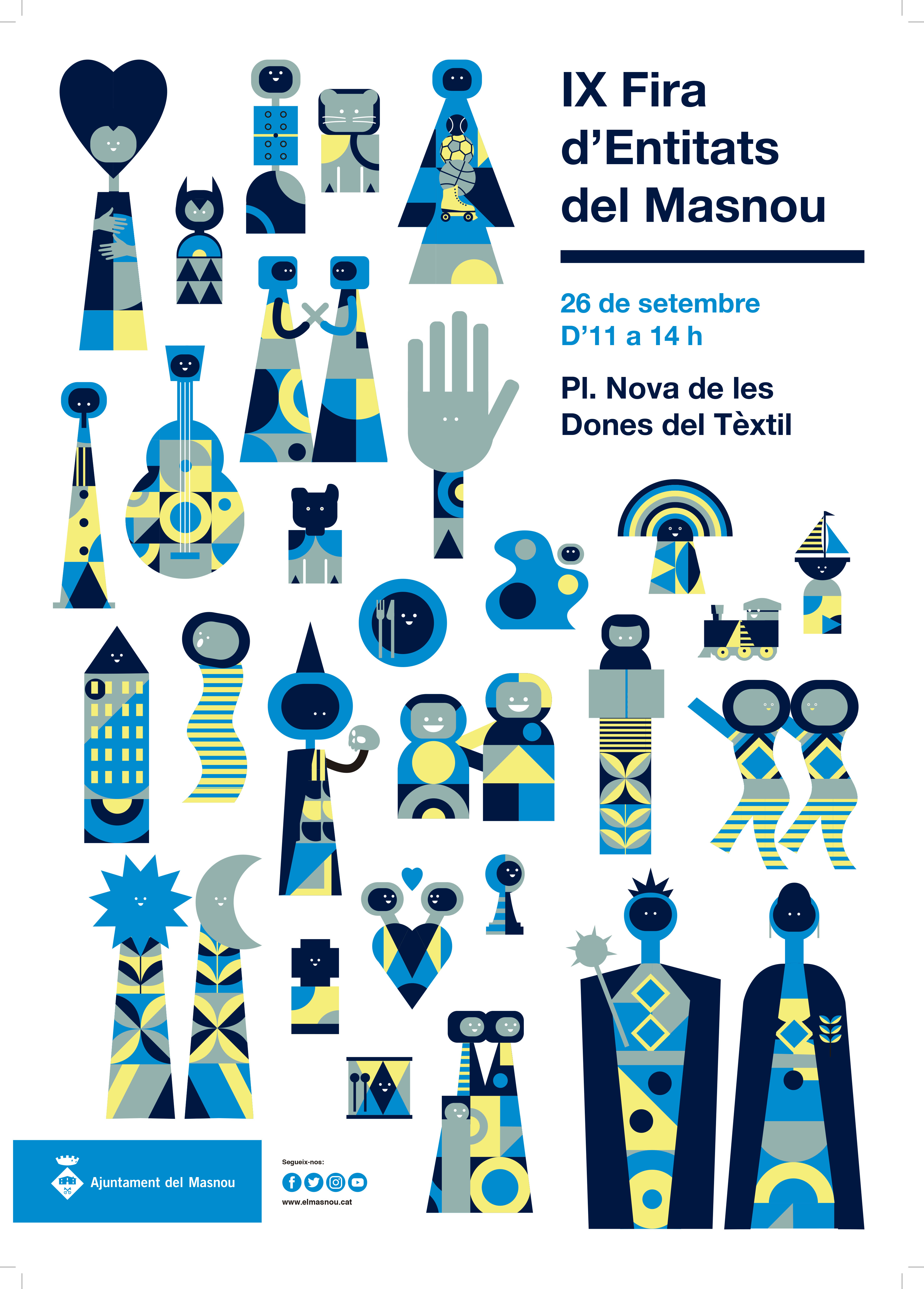 Cartell de la celebració de la IX Fira d'Entitats del Masnou