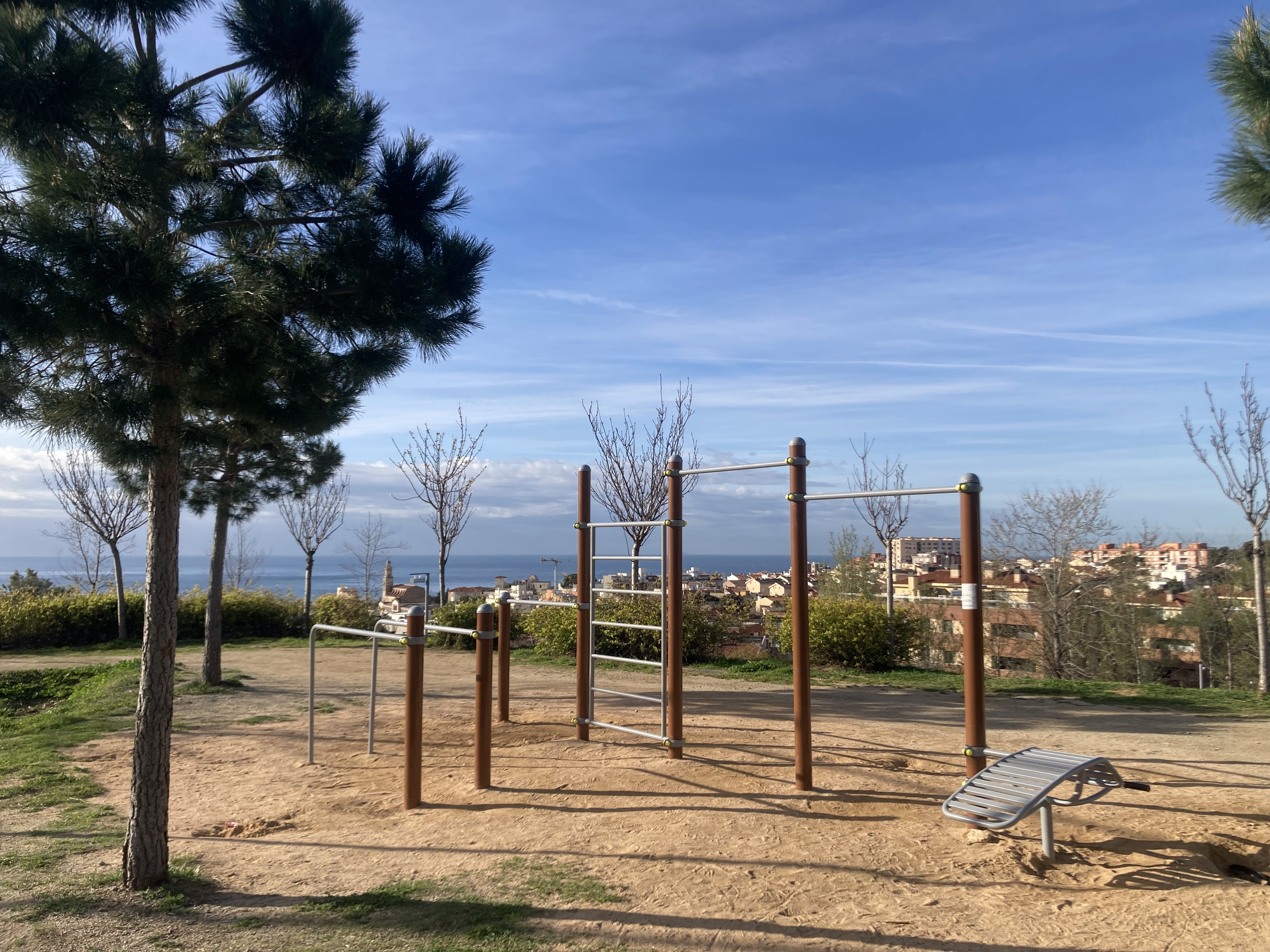 Nou circuit esportiu al parc de Vallmora