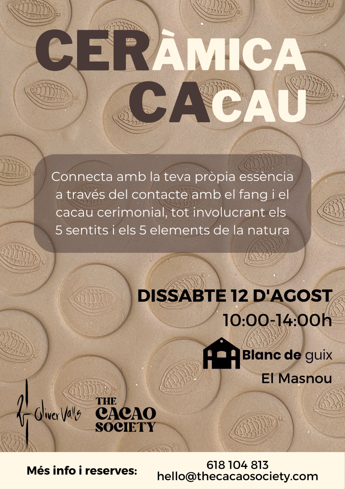 Taller de ceràmica i cacau