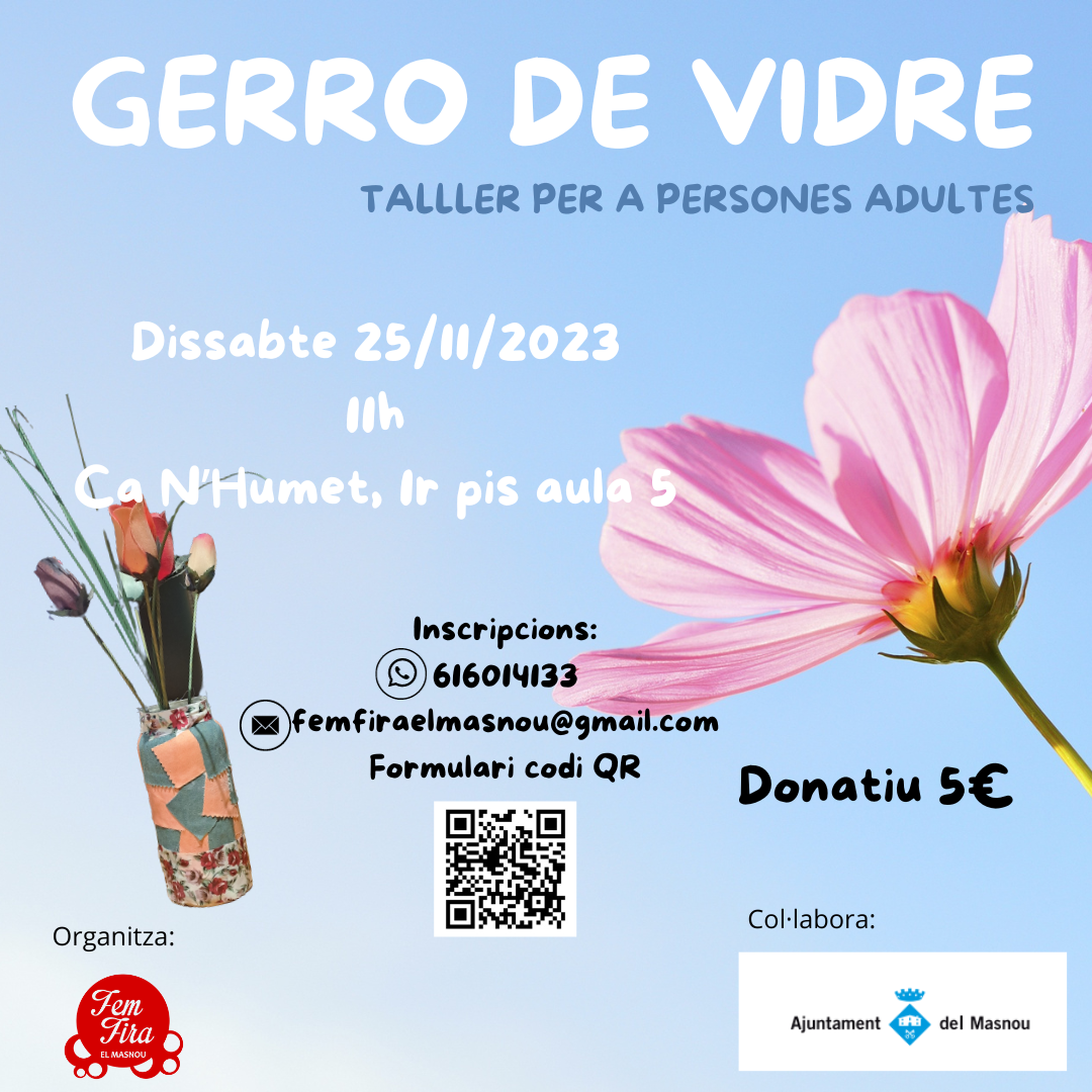 Manualitats per a adults: gerro de vidre