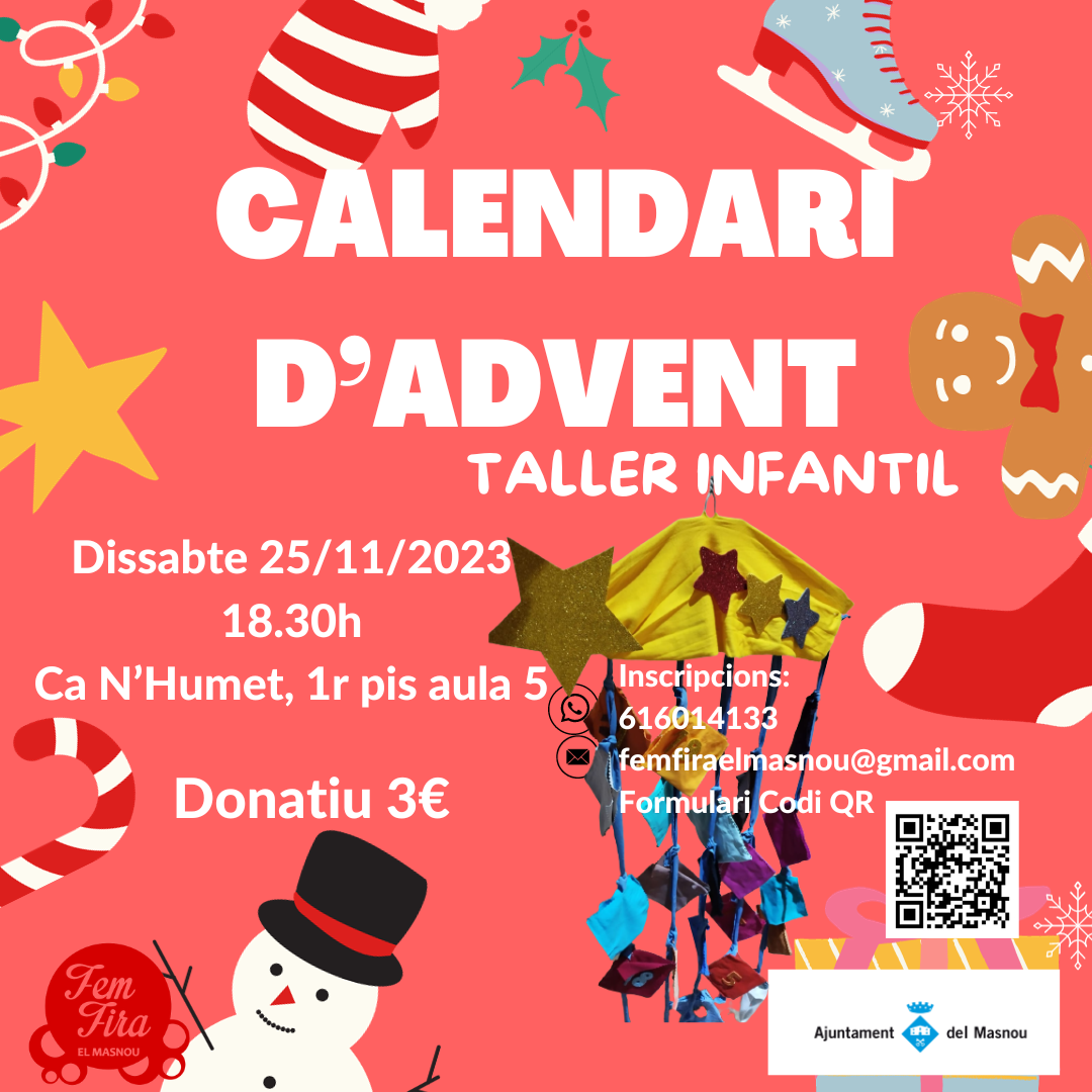 Taller infantil: calendari d'advent