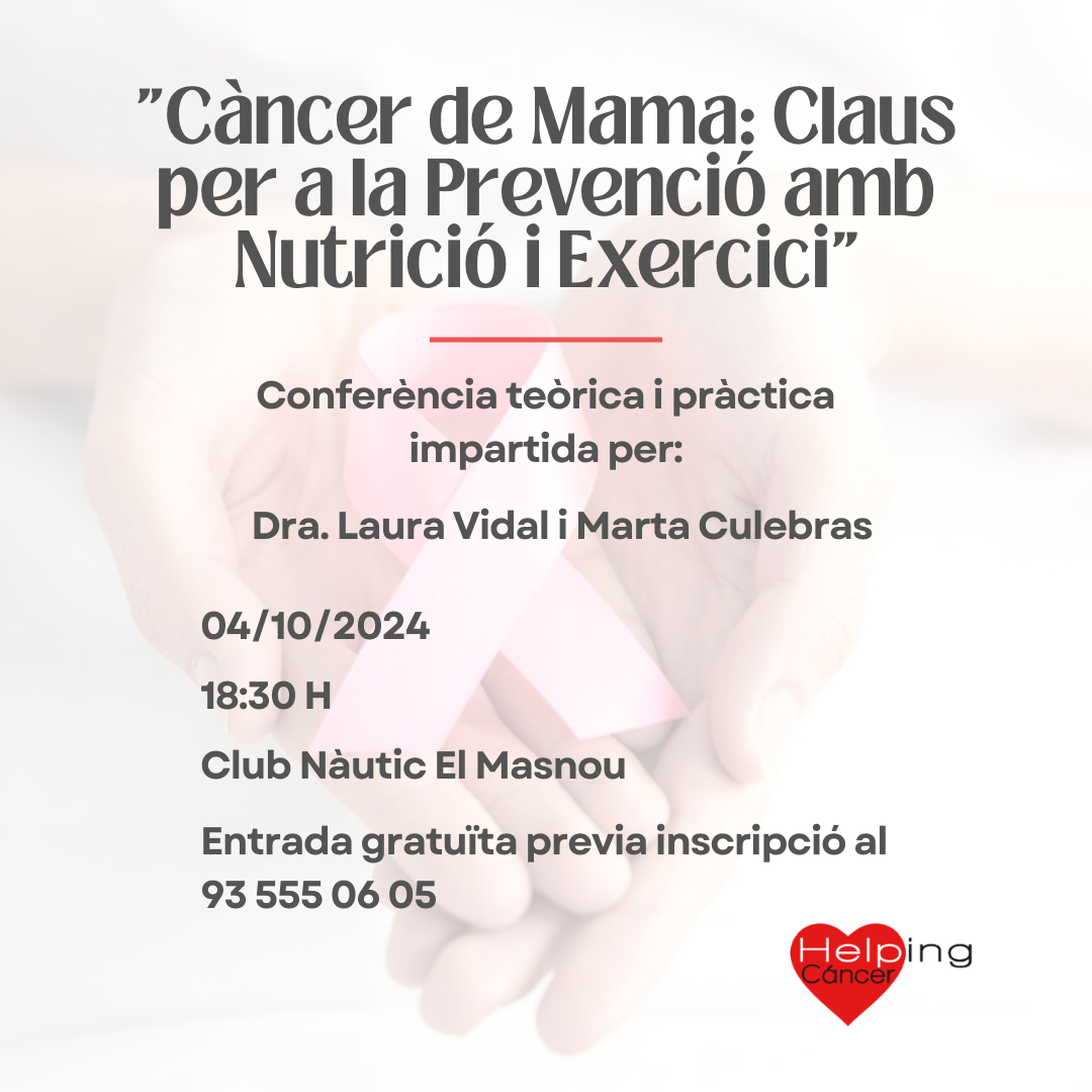 Càncer de Mama: Claus per a la Prevenció amb Nutrició i Exercici