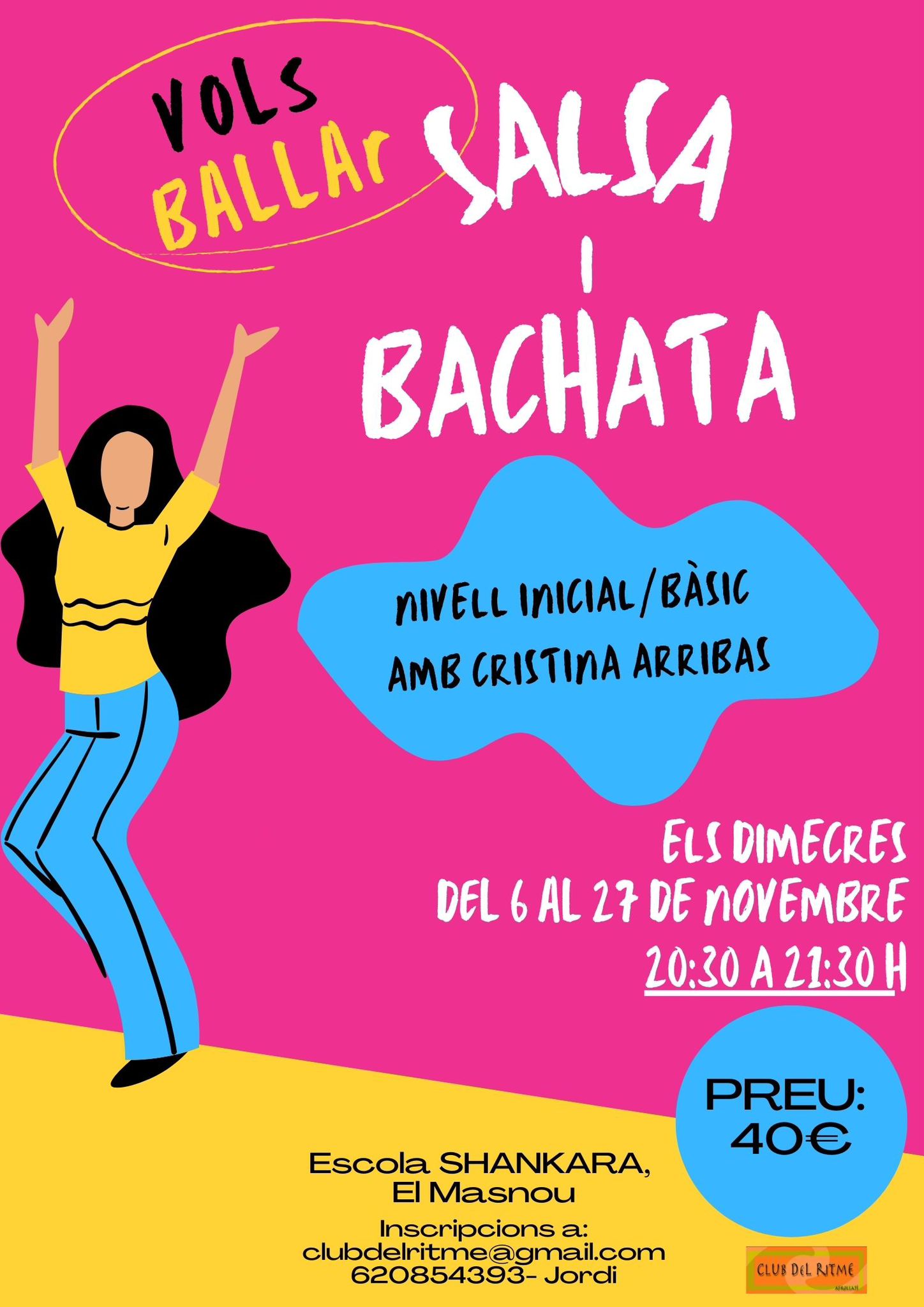 'Curset de ball de salsa i bachata (nivel bàsic)'