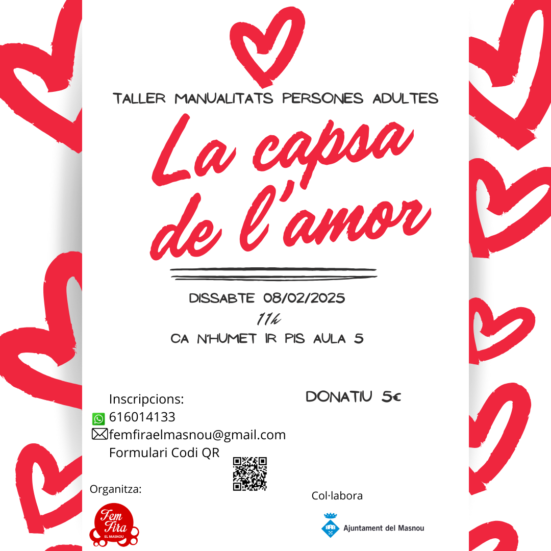 'LA CAPSA DE L\'AMOR. Taller de manualitats per a persones adultes'
