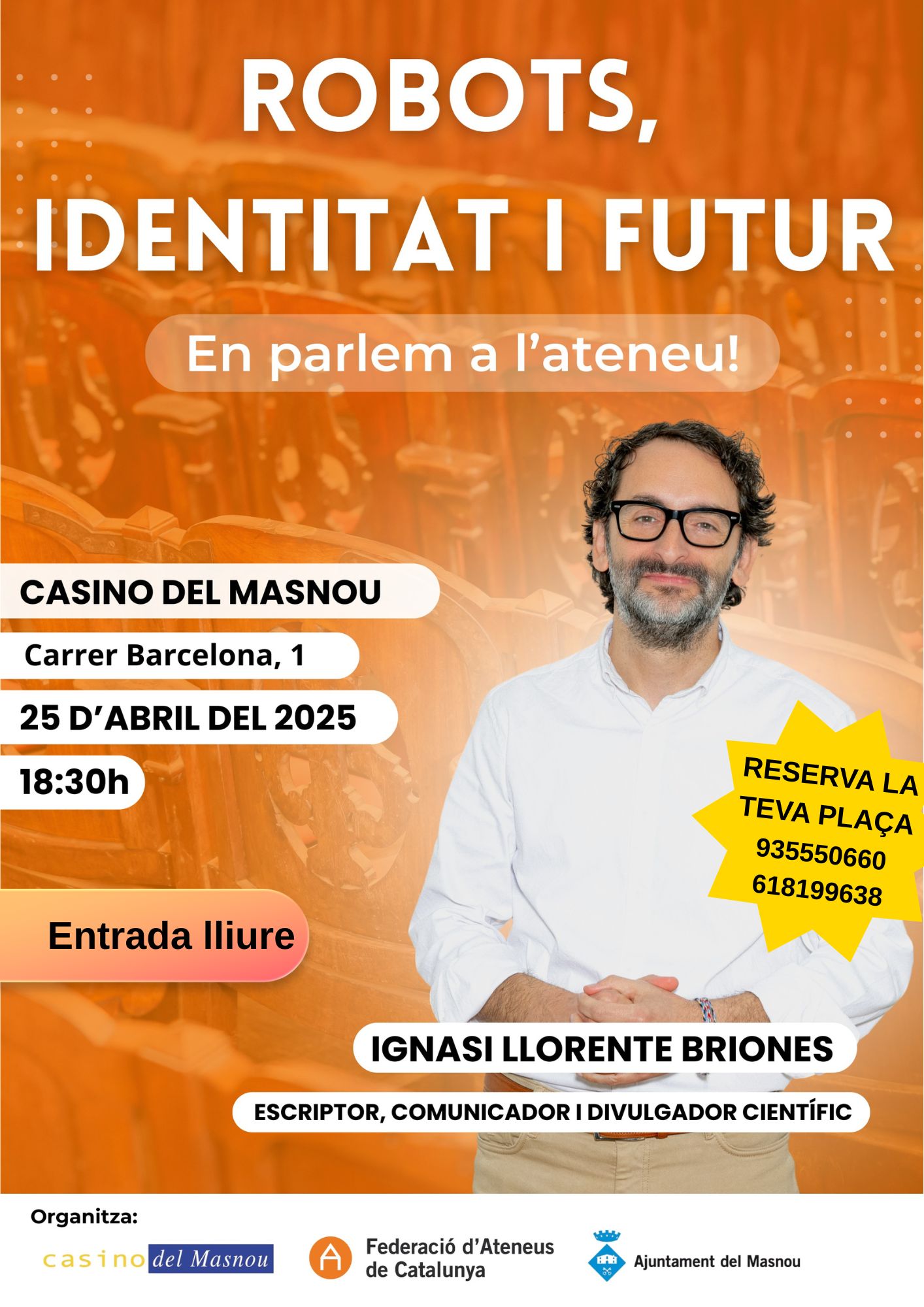 CONFERÈNCIA: 'ROBOTS, IDENTITAT I FUTUR'