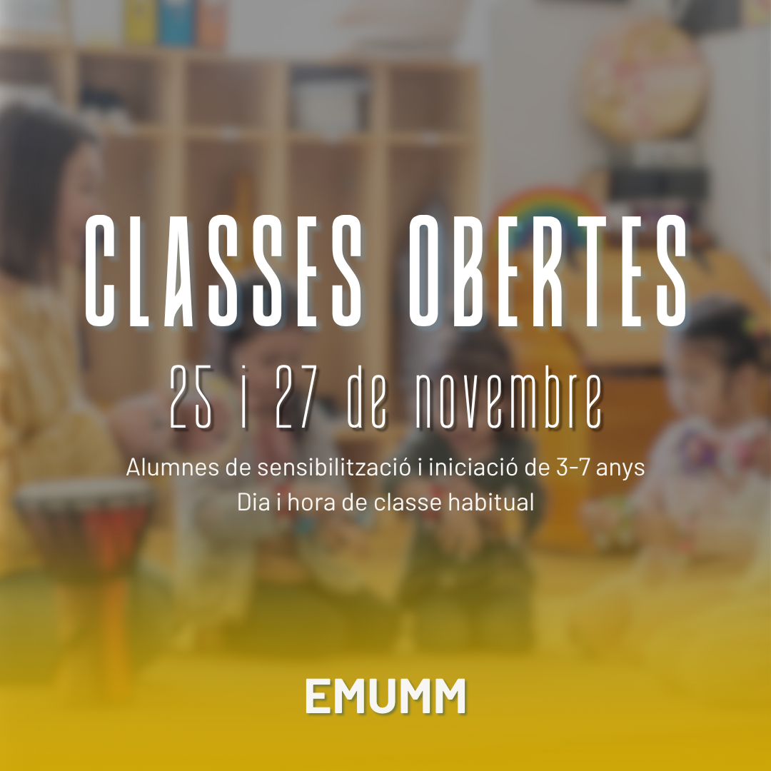 'Setmana de classes obertes'