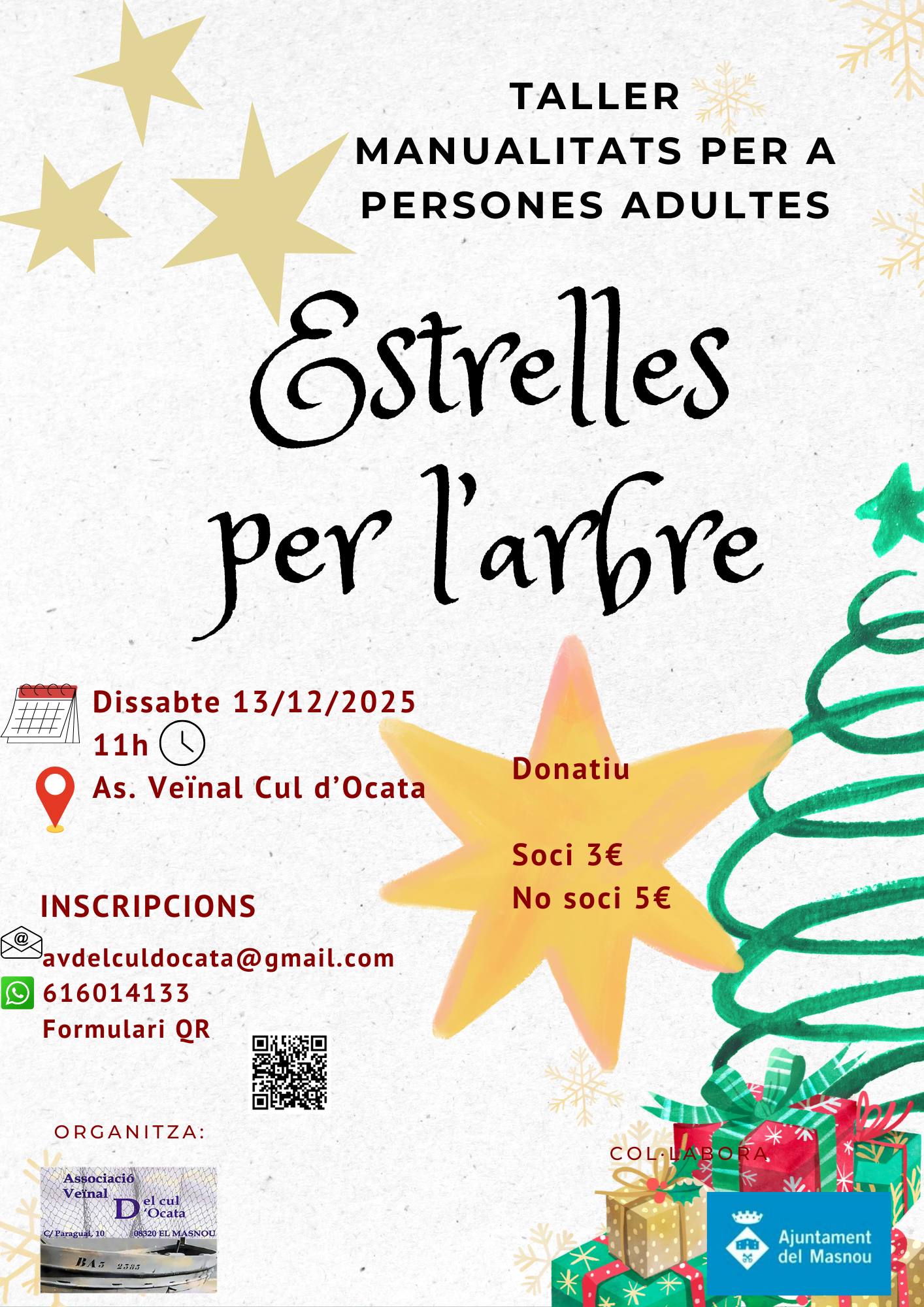 'ESTRELLES PER L\'ARBRE Manualitats per a persones adultes'
