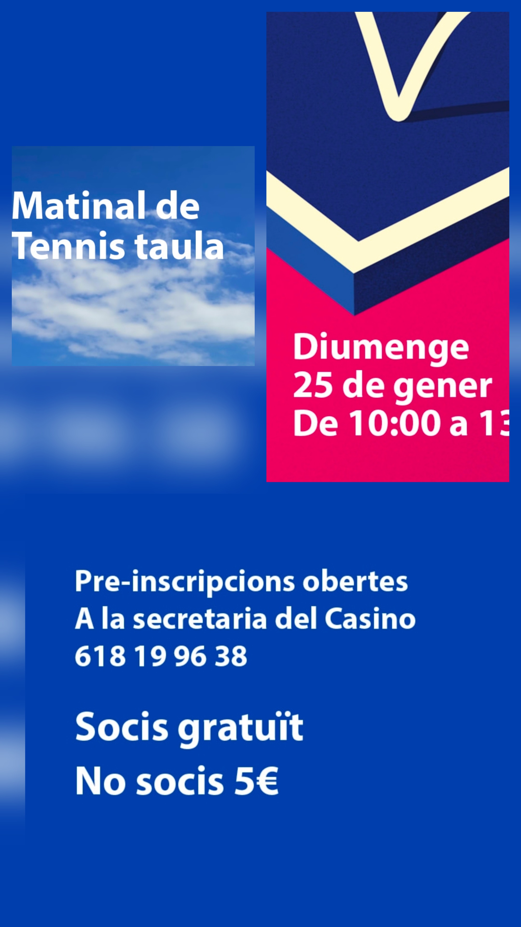 'Matinal tennis-taula'