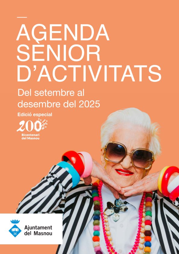 Agenda d'activitats per a la gent gran, setembre-desembre 2025