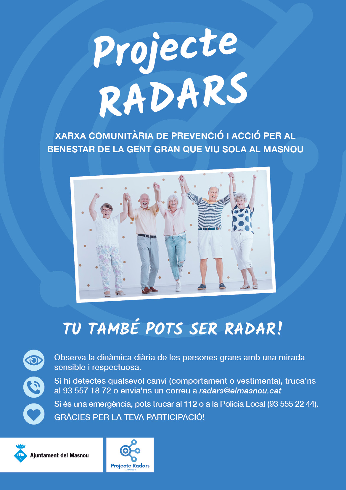 Cartell del projecte Radars.