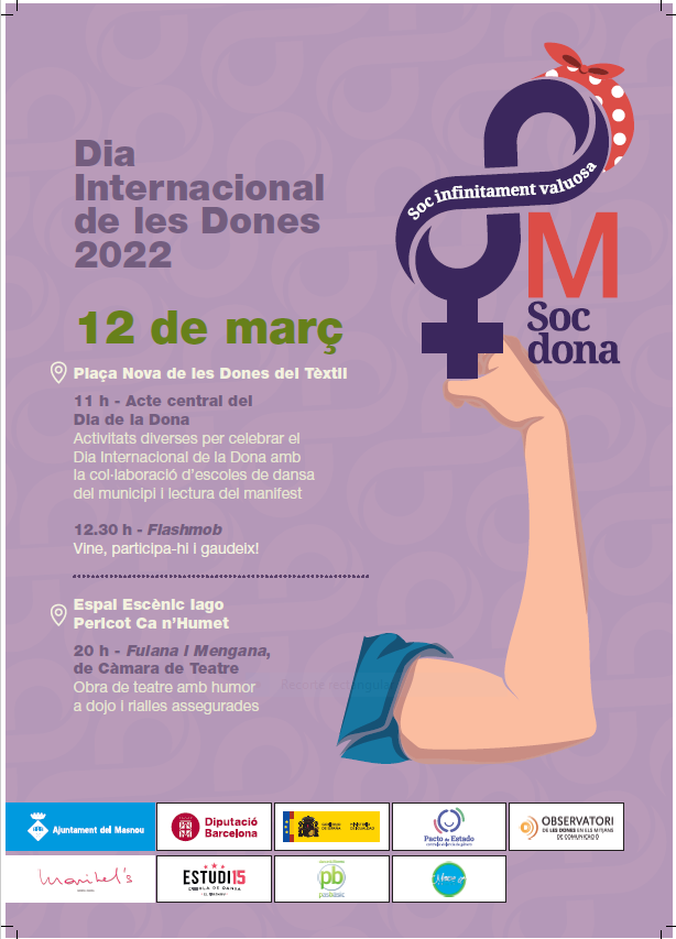 CANCEL·LAT: Acte central del Dia de les Dones