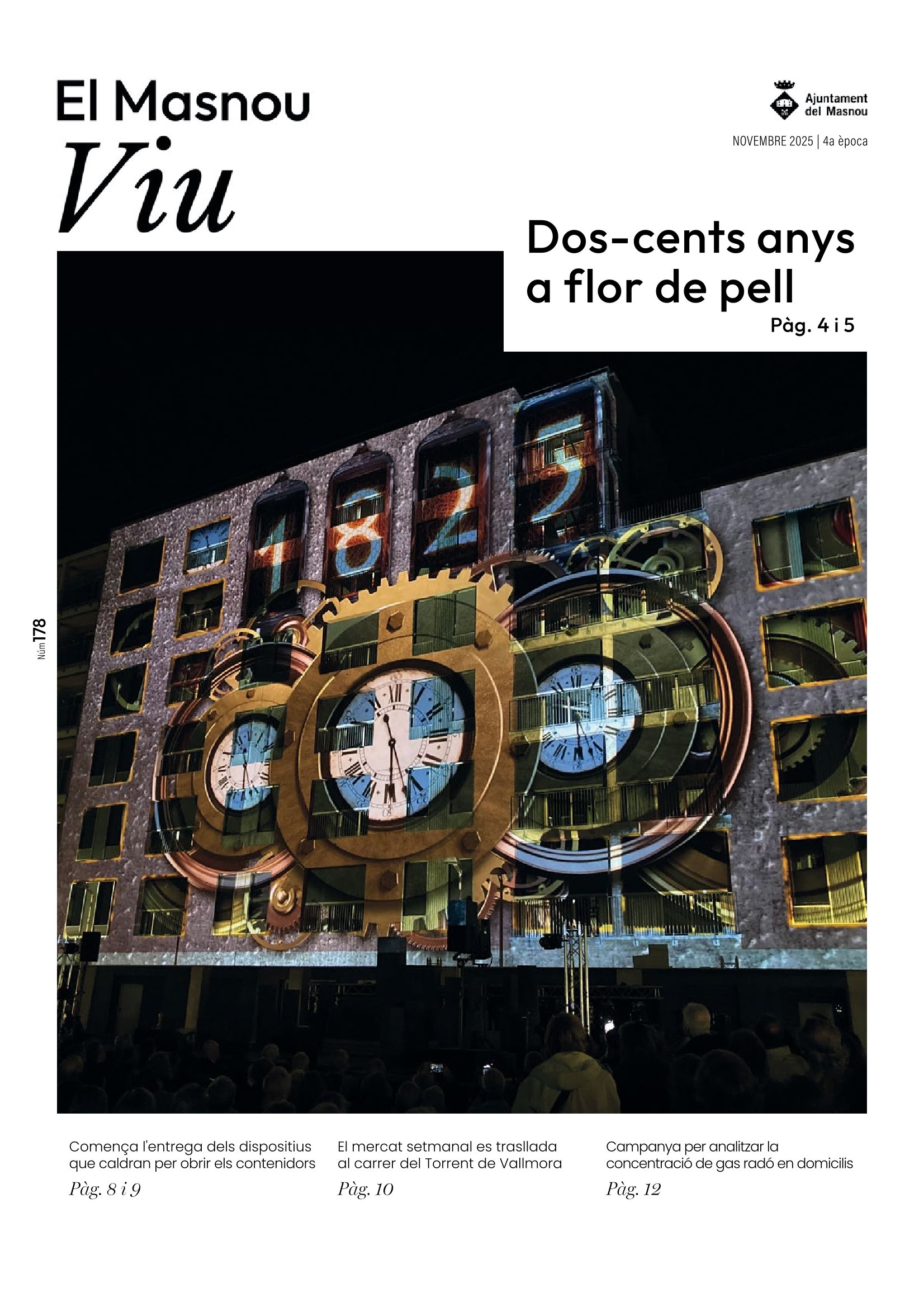 Ja es pot llegir 'El Masnou Viu' de novembre
