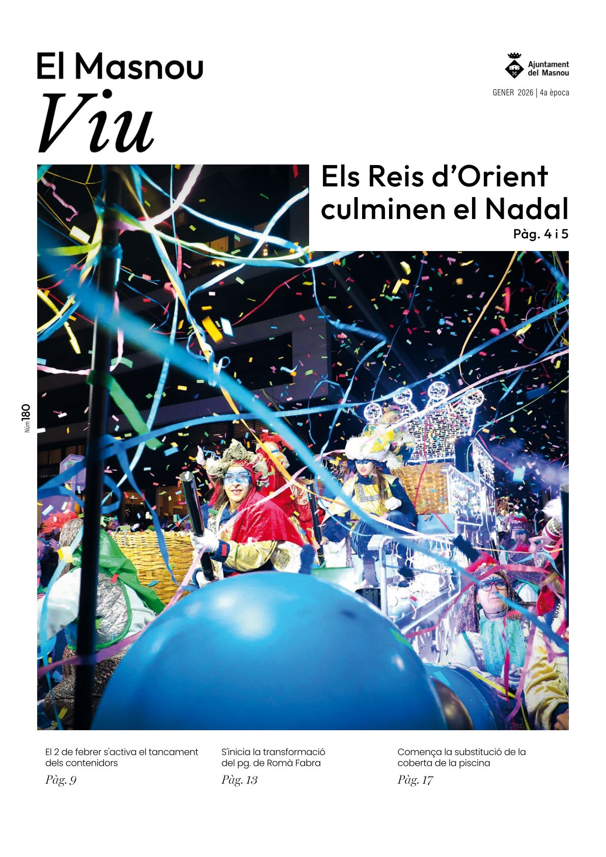 Ja es pot llegir 'El Masnou Viu' de gener