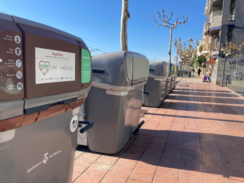 S'incrementa la freqü&egrave;ncia de buidatge dels contenidors i se n'augmenta el nombre en crear-se cinc noves &agrave;rees