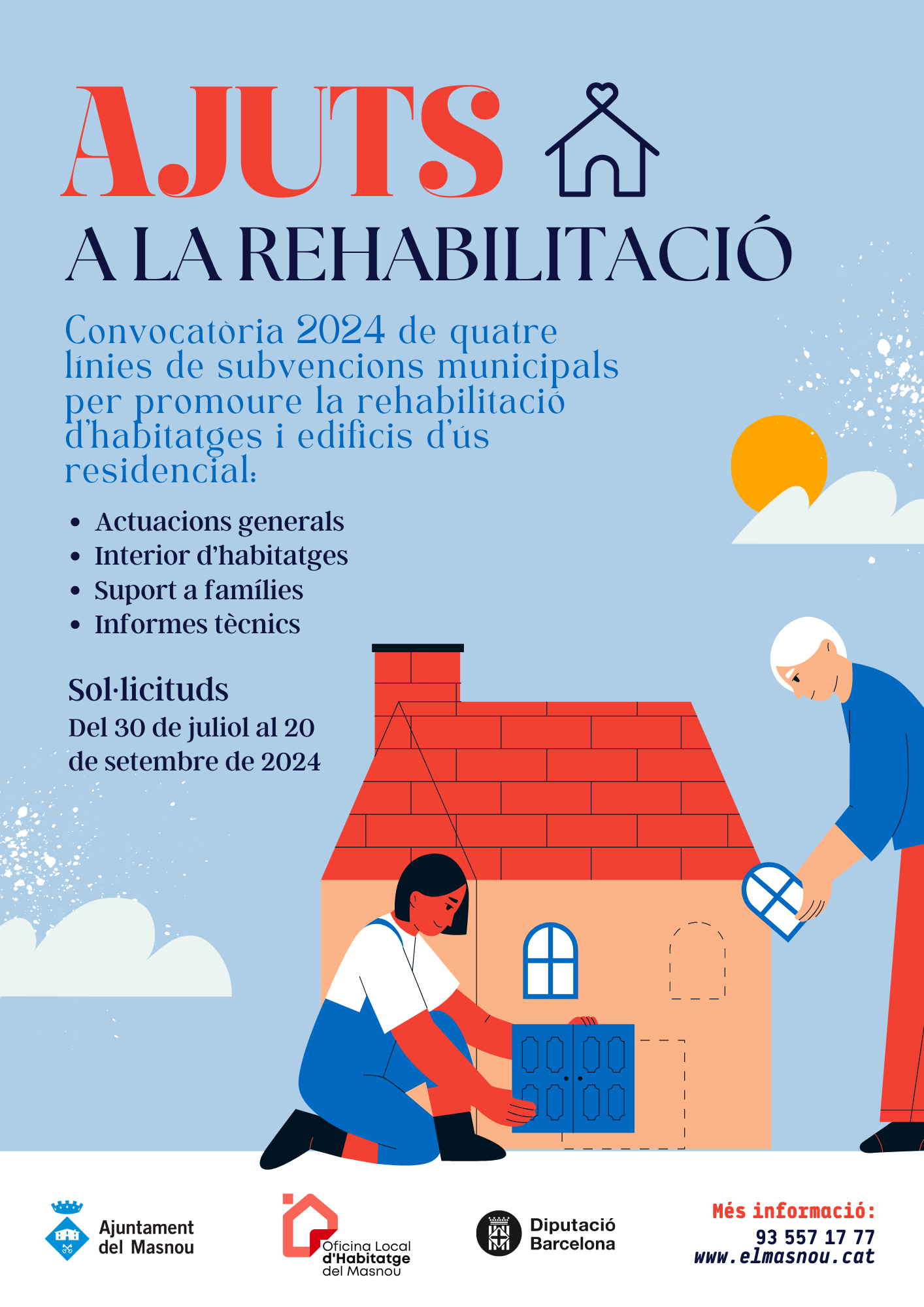 Ajuts per a la rehabilitació d'habitatges del Masnou 