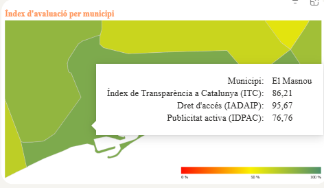 El Masnou, el sis&egrave; municipi de la seva categoria amb l'&iacute;ndex de transpar&egrave;ncia m&eacute;s alt de Catalunya