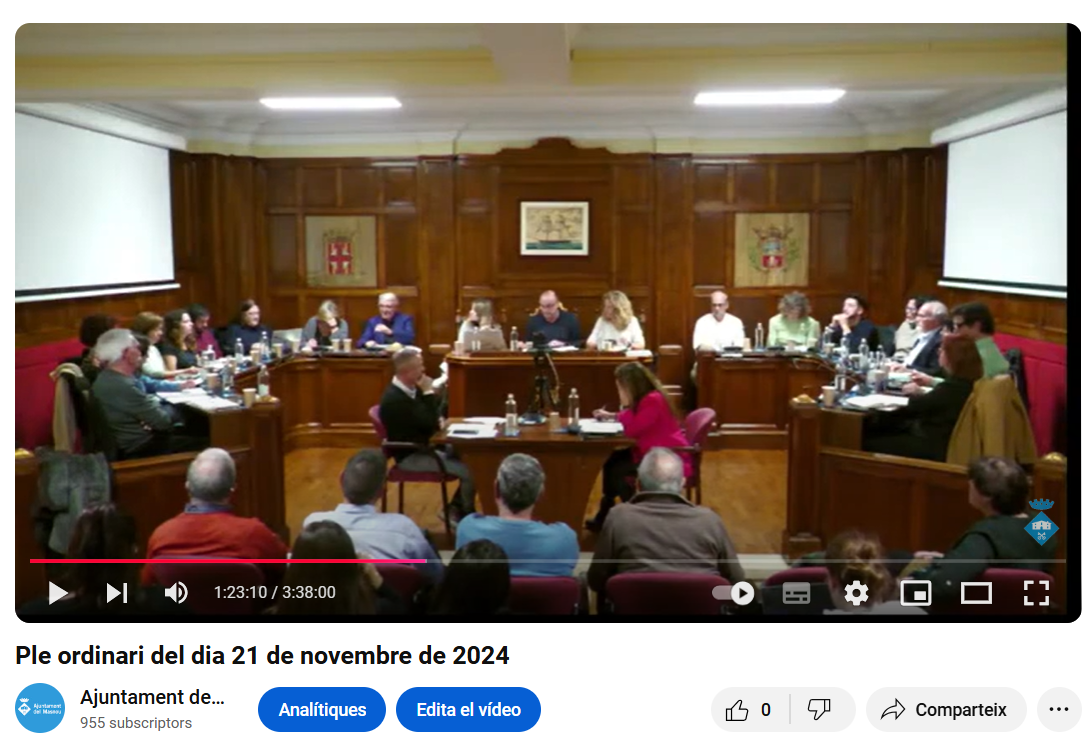 El Ple aprova un pressupost de 33 milions d??euros per al 2025