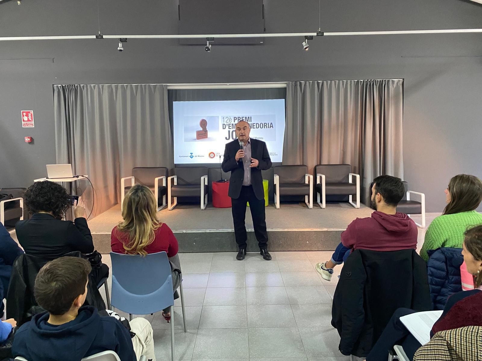 Acte de lliurament del Premi d'Emprenedoria Jove 2024.