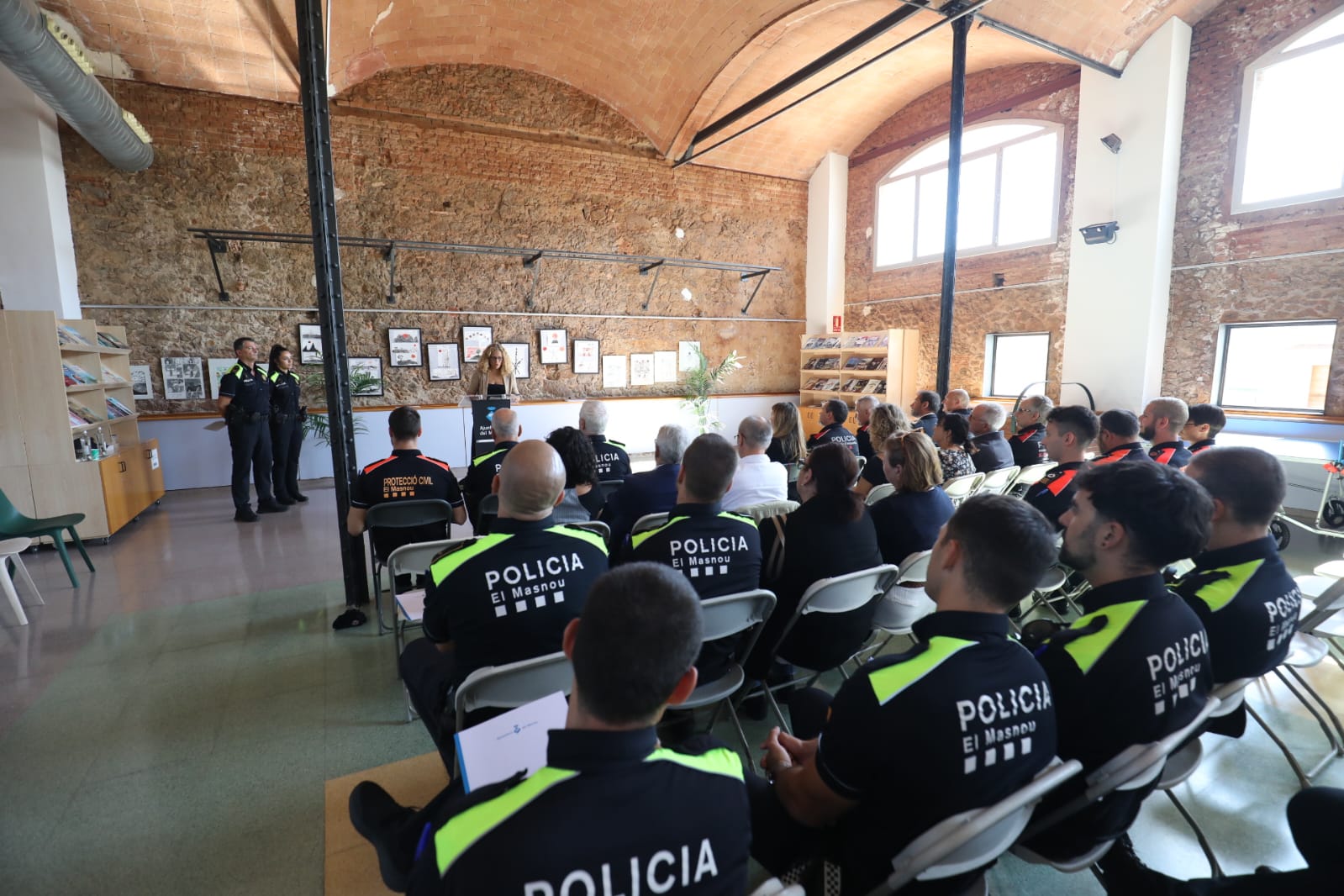 Foto de la celebració del Dia del Patró de la Policia Local del 2024.