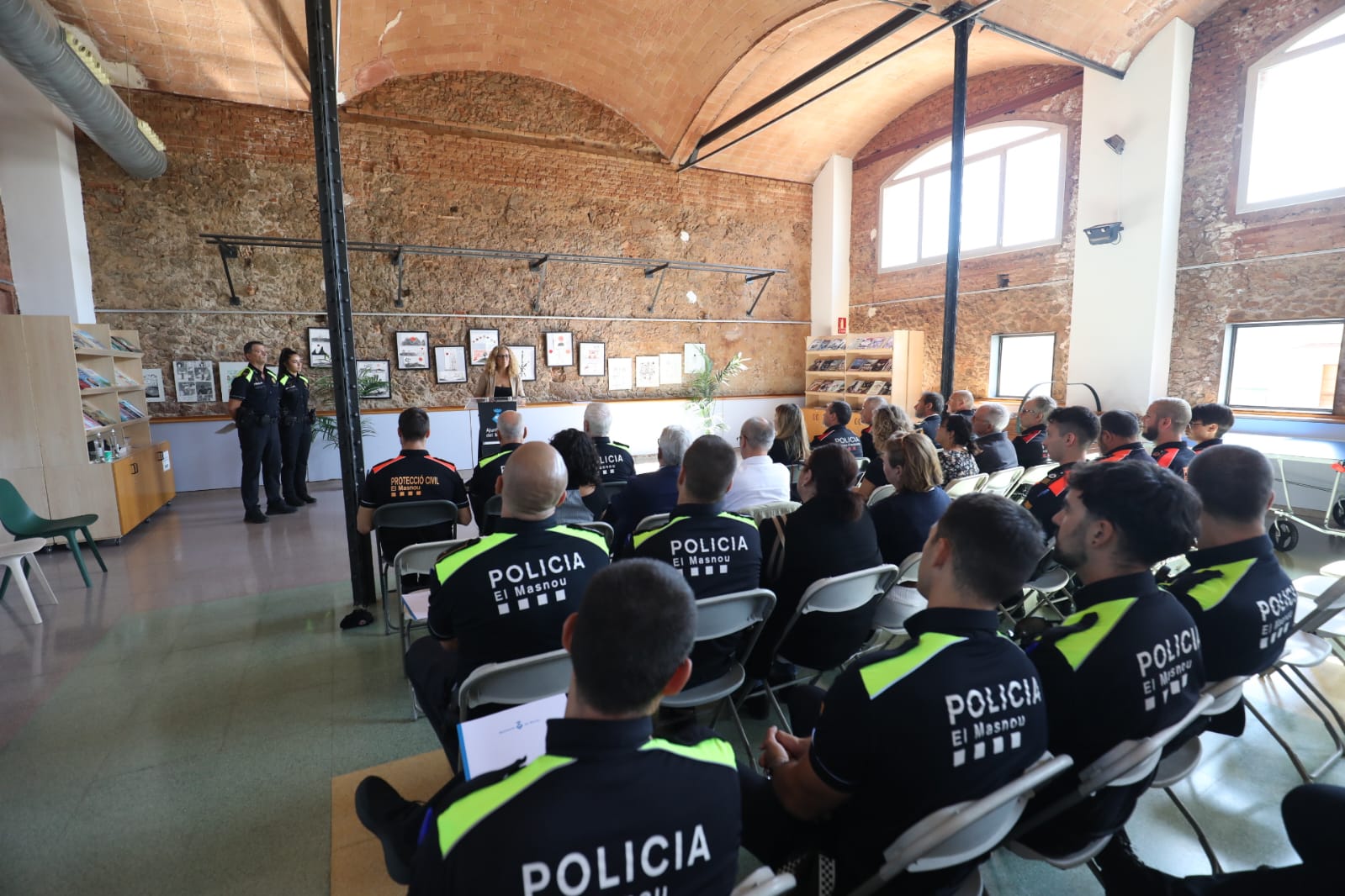 Foto de la celebració del Dia del Patró de la Policia Local del 2024.