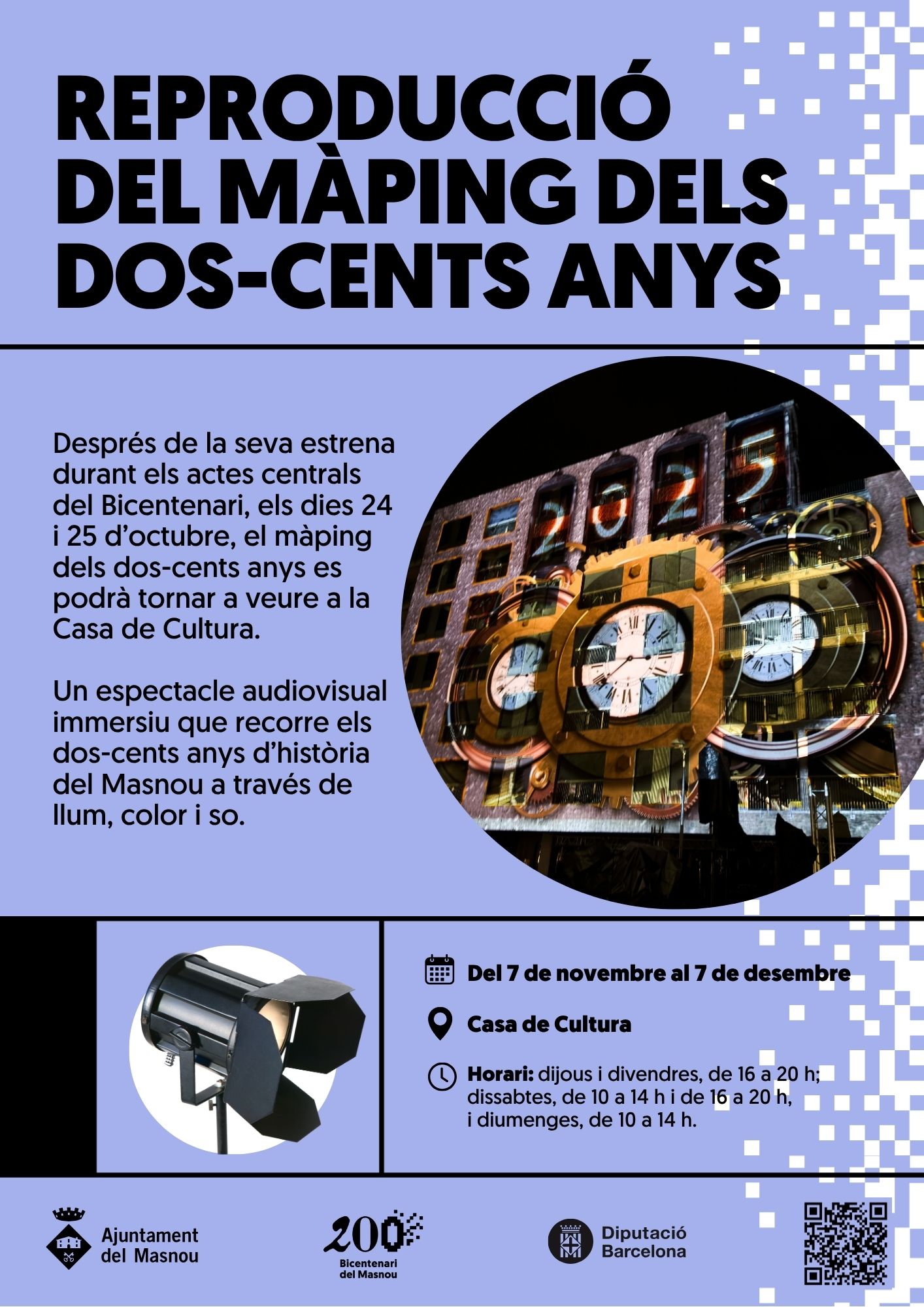 Reproducció del màping dels dos-cents anys