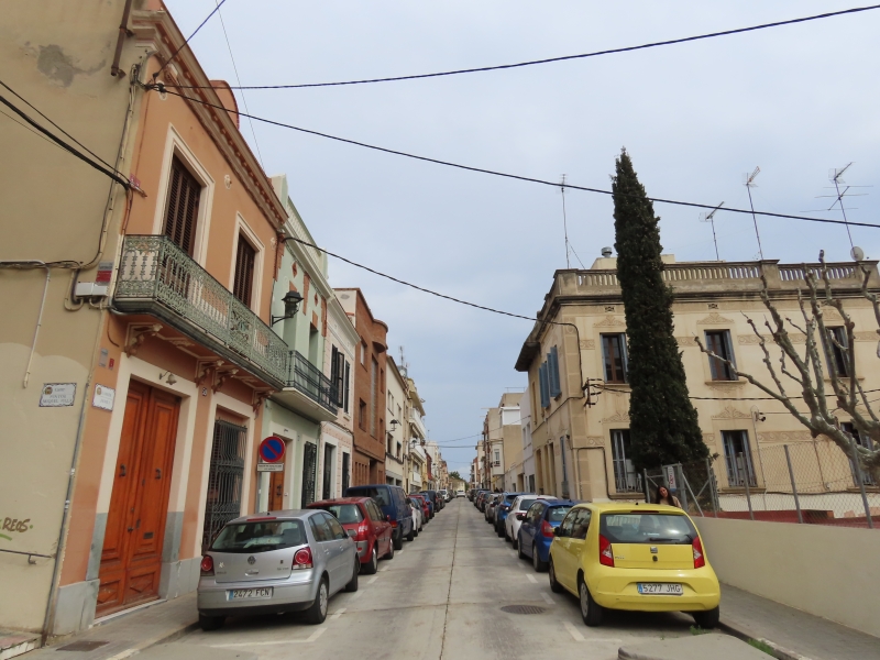 El carrer de Jaume I es troba al sector d'Ocata on es preveu fer la prova pilot de zona verda.